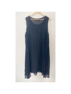 Kedem Sasson Dress Black Tank Lagenlook